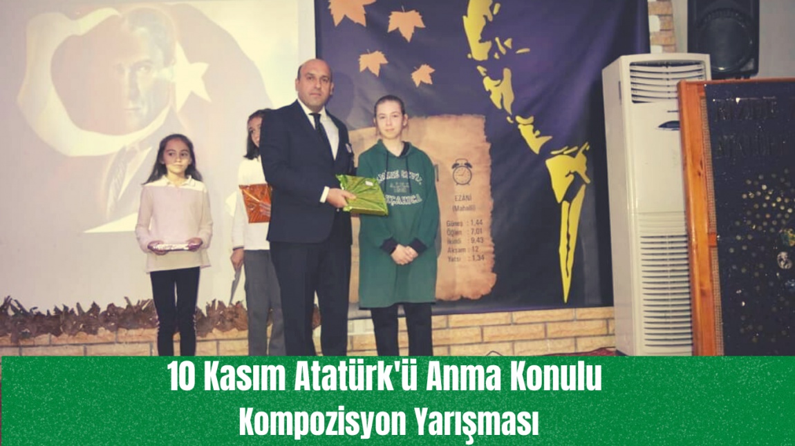 10 Kasım Atatürk'ü Anma Konulu Kompozisyon Yarışması